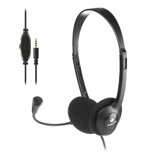 Auriculares com microfone NGS MS103MAX Preto