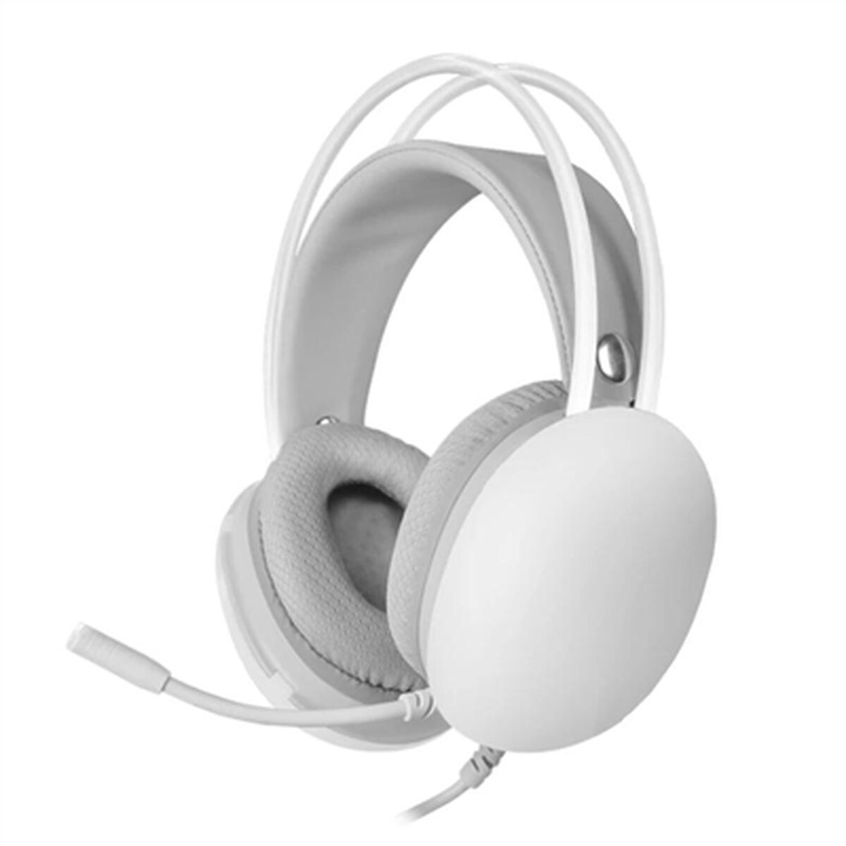 Auriculares com microfone Mars Gaming MH-GLOW Branco RGB