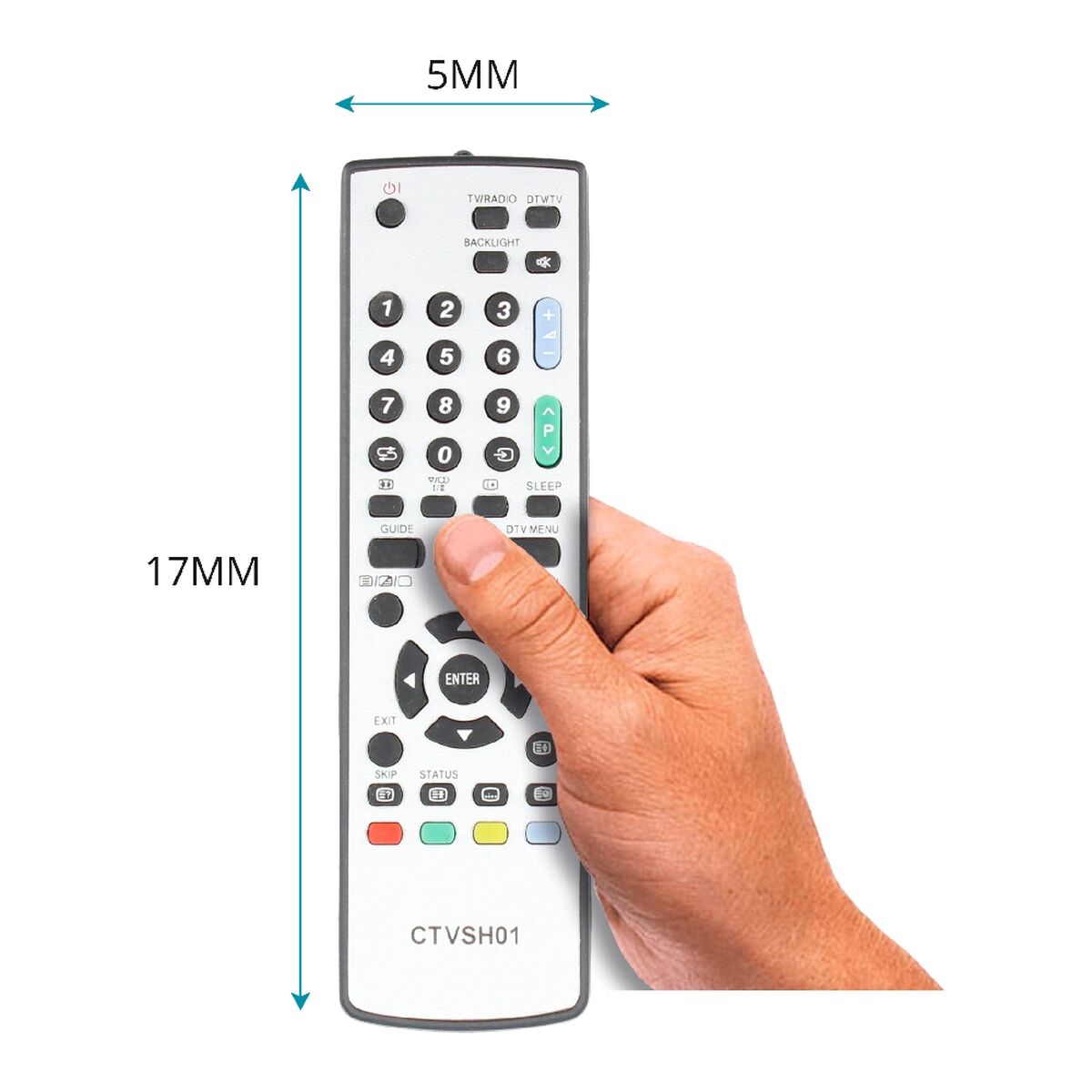 Controlo remoto universal Cinzento Sharp