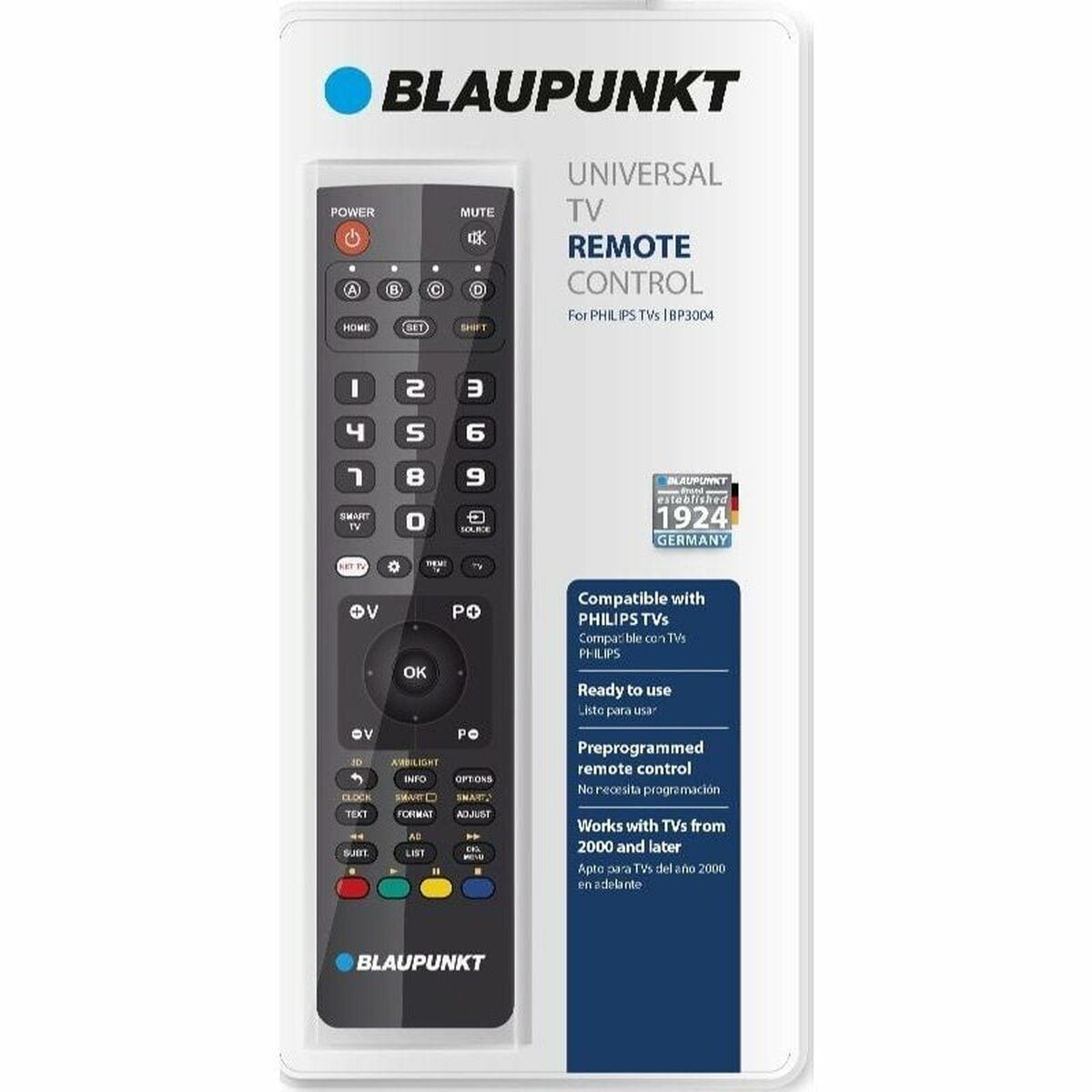 Controlo remoto universal Blaupunkt BP3004 Philips