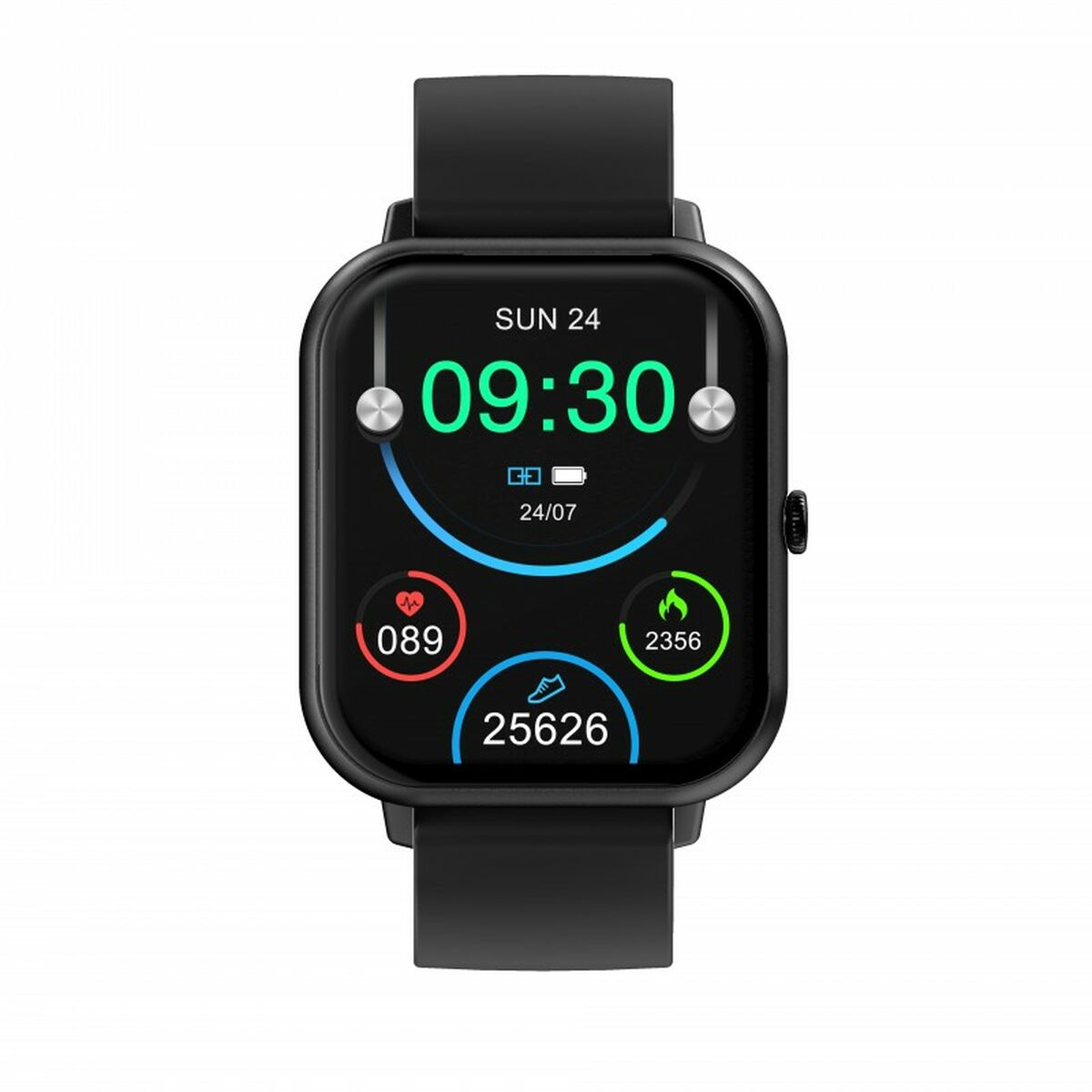 Smartwatch DCU CURVED GLASS PRO 1,83" Preto