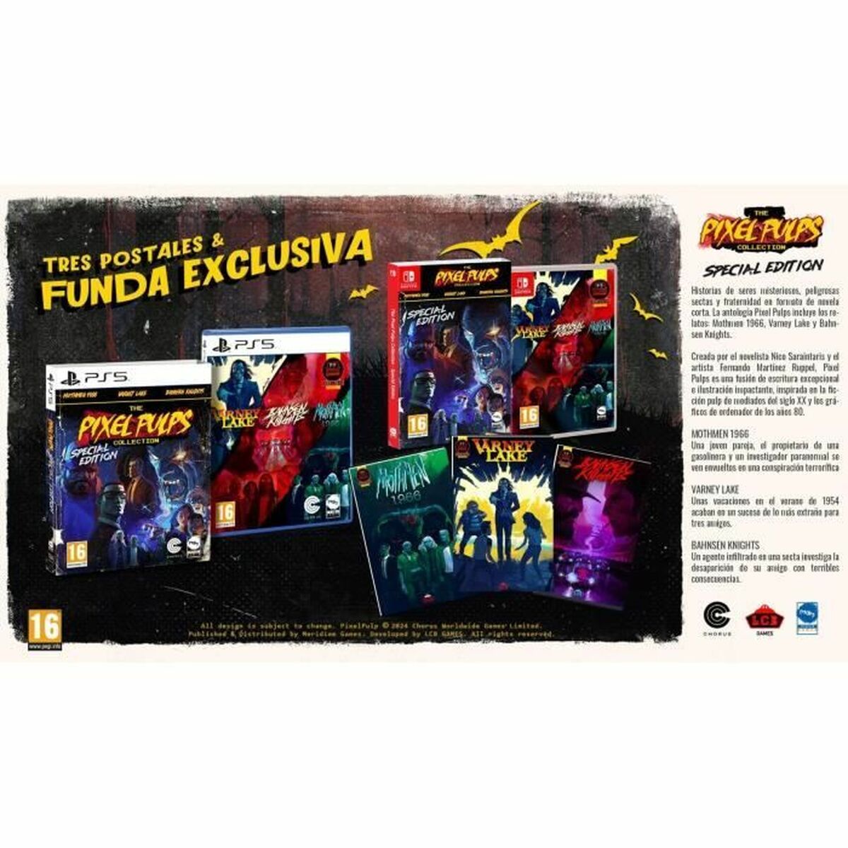 Jogo eletrónico PlayStation 5 Microids The Pixel Pulps Collection Special Edition