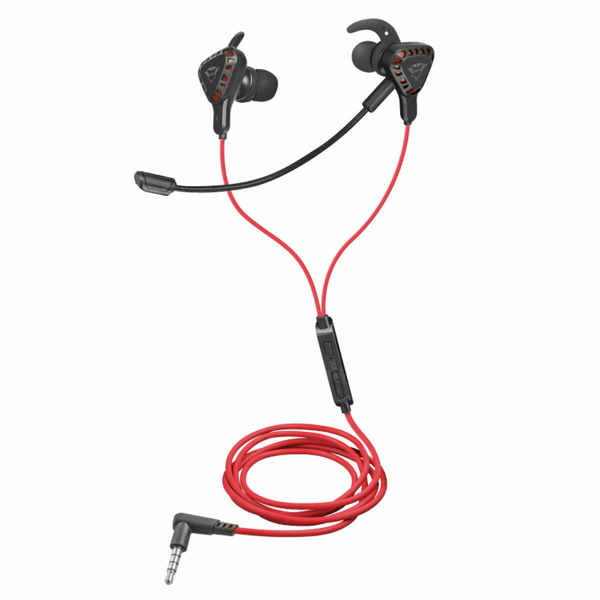 Auriculares com microfone para Vídeojogos Trust TRU GXT 408 Preto