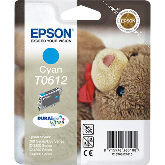 Tinteiro de Tinta Original Epson C13T06124010 Ciano