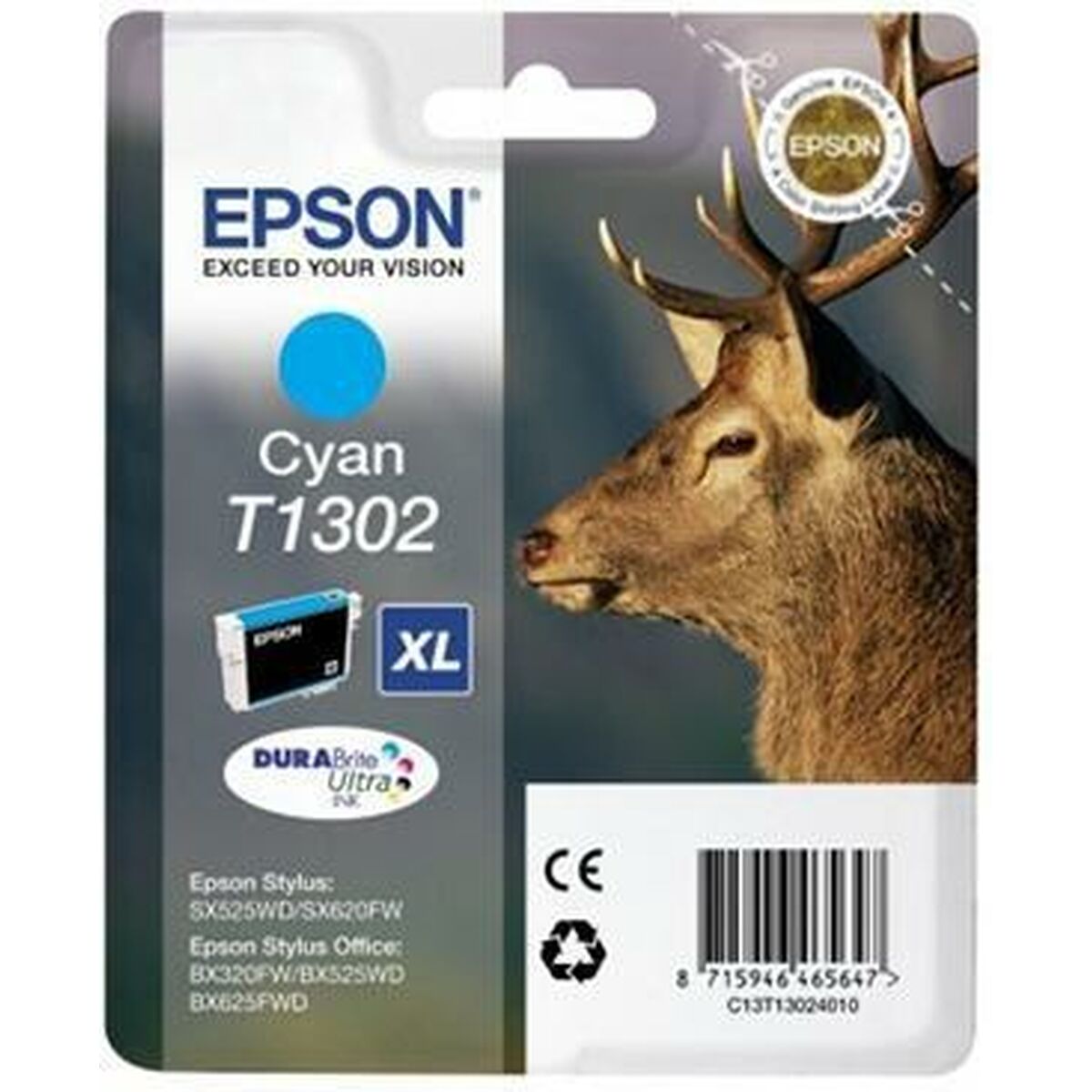 Tinteiro de Tinta Original Epson C13T13024012 Ciano