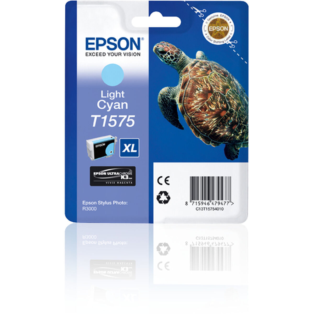 Tinteiro de Tinta Original Epson C13T15754010 Azul Ciano