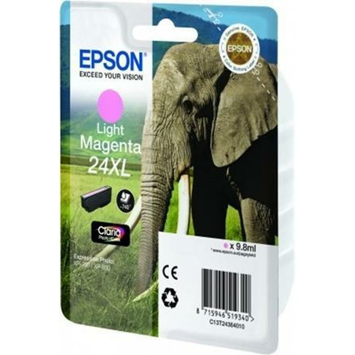 Tinteiro de Tinta Original Epson C13T24364012 Magenta Claro