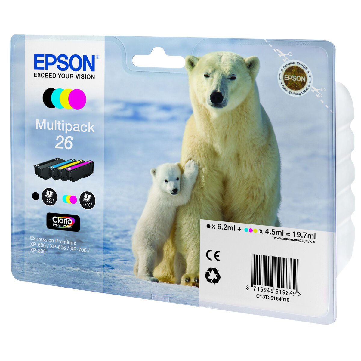 Tinteiro de Tinta Original Epson C13T26164010