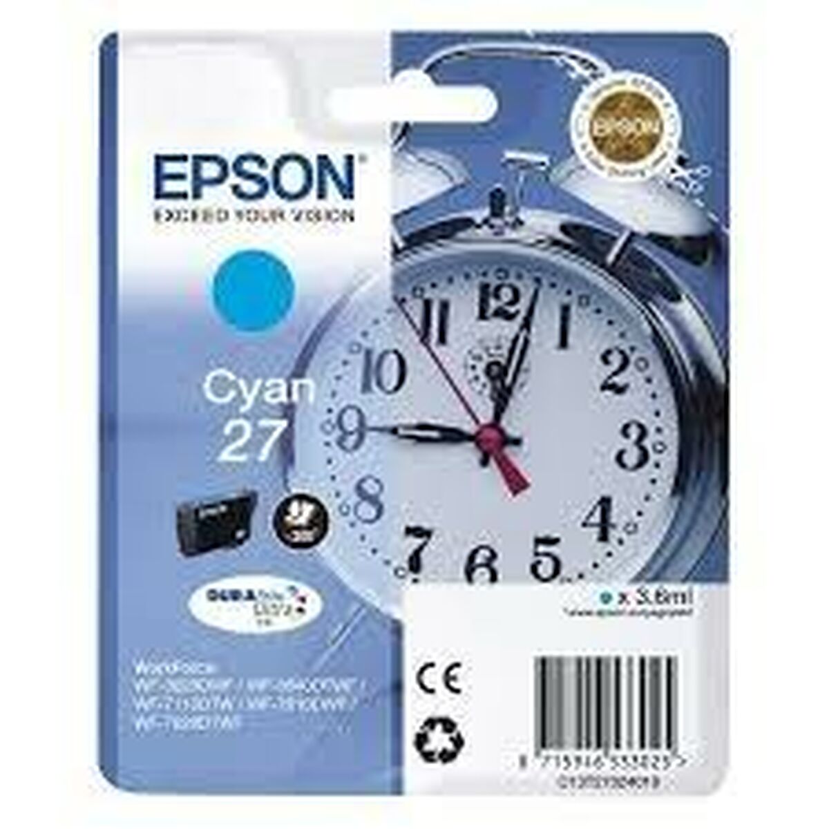 Tinteiro de Tinta Original Epson C13T27024012 Ciano