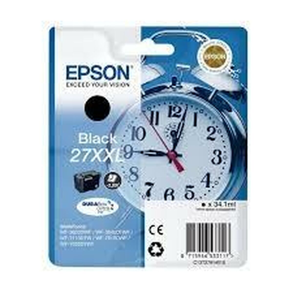 Tinteiro de Tinta Original Epson 27XXL Preto