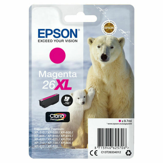 Tinteiro de Tinta Original Epson EP62570 Magenta