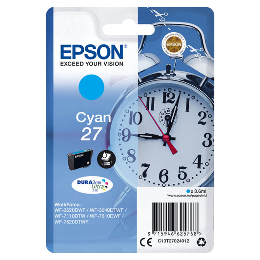 Tinteiro de Tinta Original Epson C13T27024012 Ciano