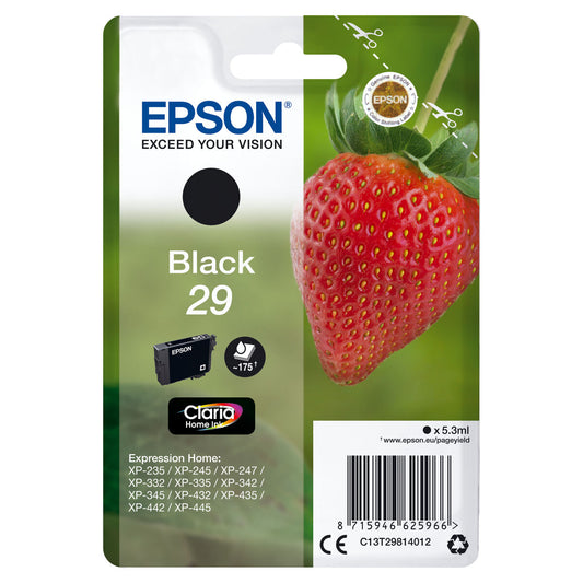 Tinteiro de Tinta Original Epson 29 K Preto