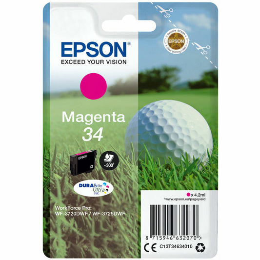 Tinteiro de Tinta Original Epson C13T34634010 Magenta