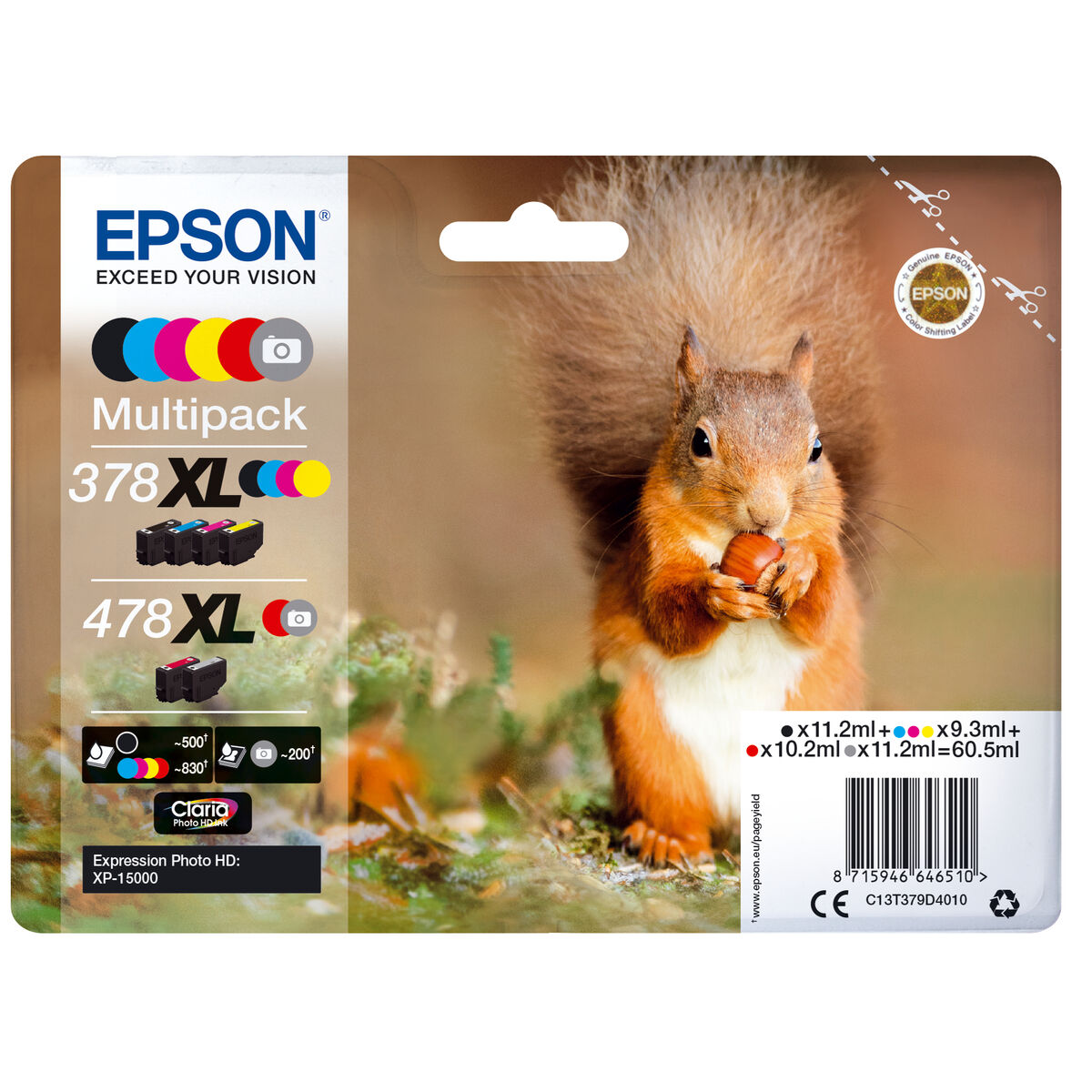 Tinteiro de Tinta Original Epson C13T379D4010