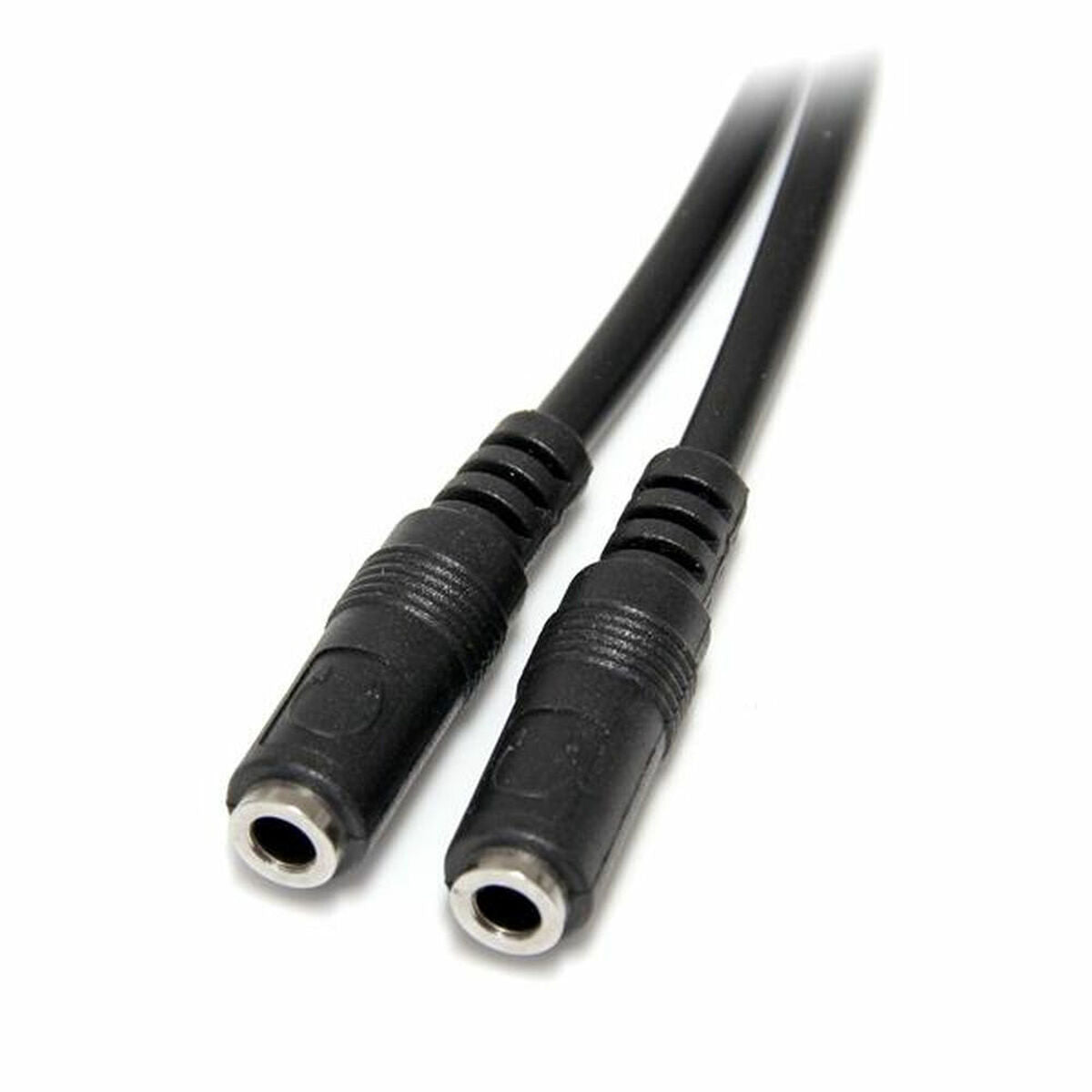 Adaptador Áudio Jack Startech MUY1MFFS             Preto 0,2 m