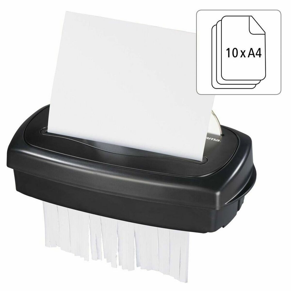 Trituradora de Papel - CD e cartões de crédito Hama Home X10CD Preto 15 L