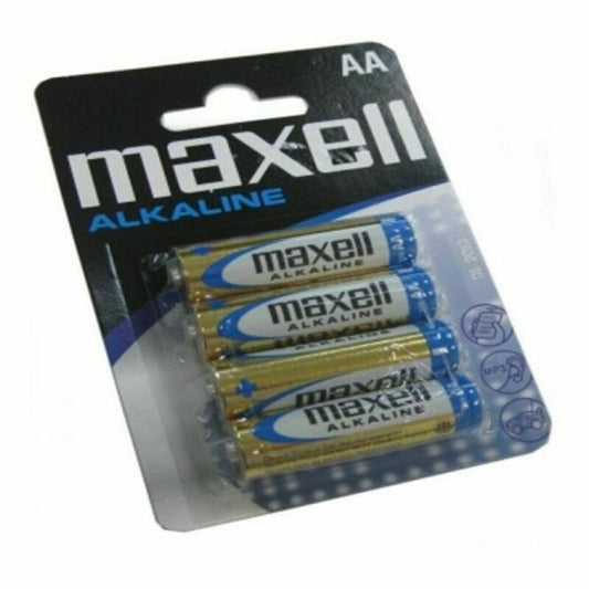 Pilhas Alcalinas Maxell 723882 1,5 V (4 Unidades)