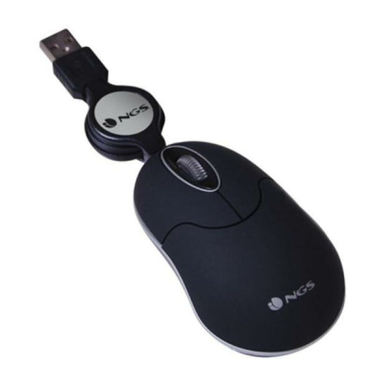 Rato Ótico Retrátil NGS NGS-MOUSE-0973 Preto