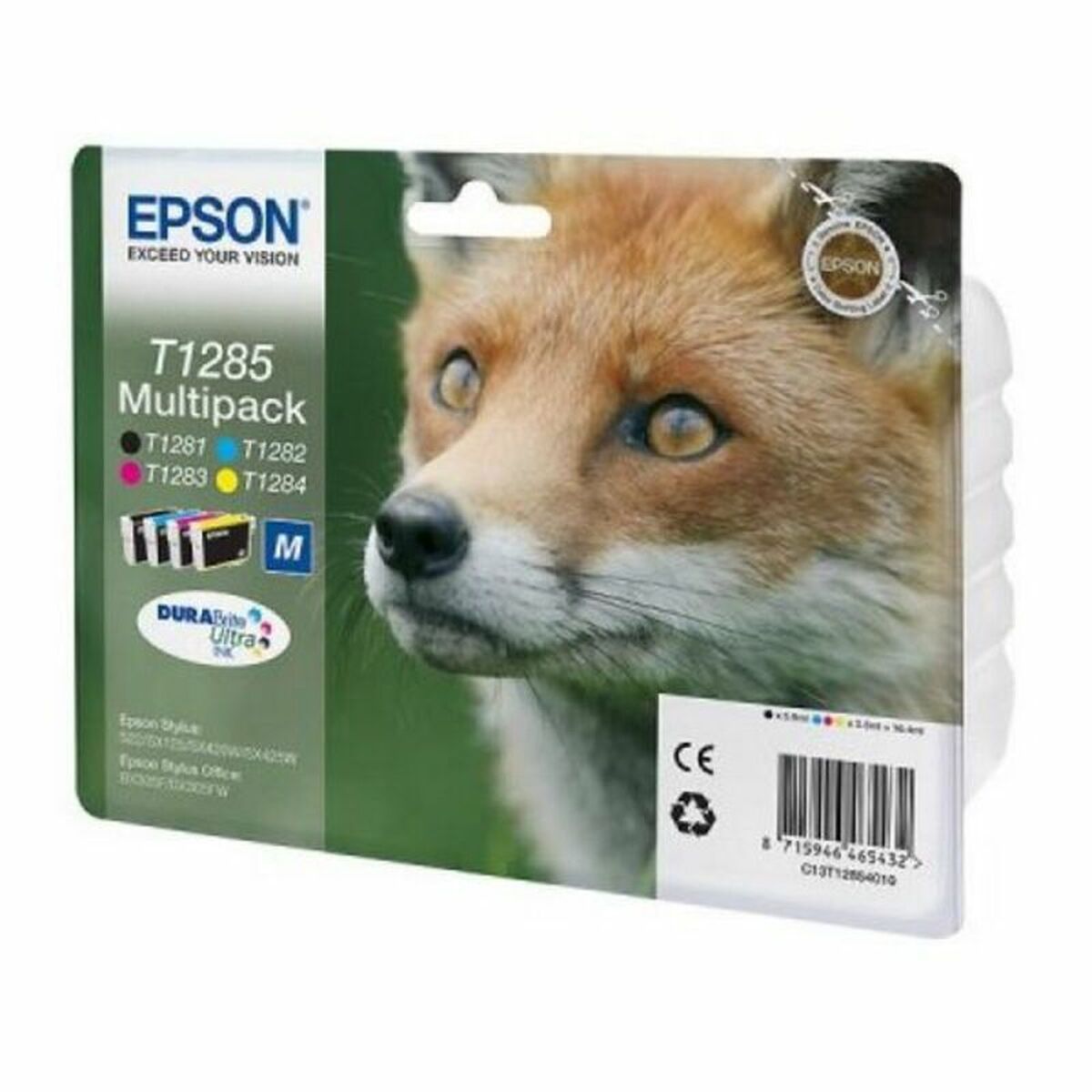 Tinteiro de Tinta Original Epson T1285 Ciano